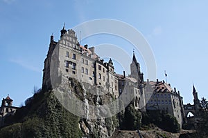 Panorama of Sigmaringen castle, Germany