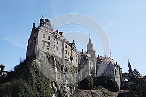 Panorama of Sigmaringen castle, Germany