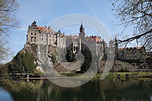 Panorama of Sigmaringen castle, Germany