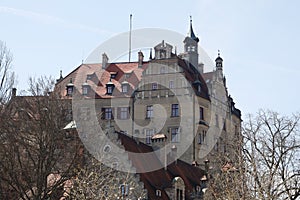 Panorama of Sigmaringen castle, Germany