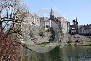 Panorama of Sigmaringen castle, Germany