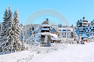 Panorama of ski resort Kopaonik, Serbia