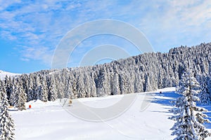 Panorama of ski resort Kopaonik, Serbia