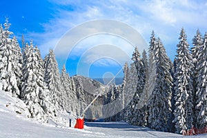 Panorama of ski resort Kopaonik, Serbia