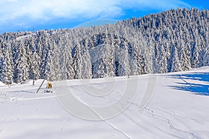 Panorama of ski resort Kopaonik, Serbia