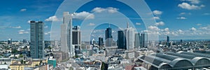 Panorama of the skyline of Frankfurt