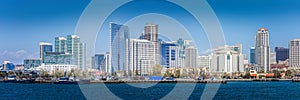 Panorama of the skyline of San Diego, California