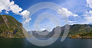Panorama of Sognefjord - Norway photo