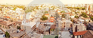 Panorama of south of Nicosia. Cyprus