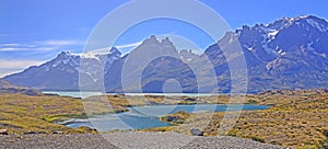 Panorama of the Southern Andes photo