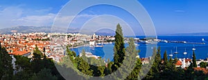 Panorama of Split, Croatia