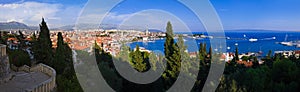 Panorama of Split, Croatia