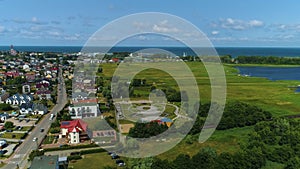 Panorama Square By The Bay Wladyslawowo Skwer Nad Zatoka Aerial View Poland