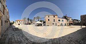 Panorama from the square at the Tvrdalj Castle