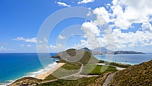 Panorama of st kitts and nevis