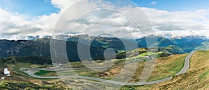 Panorama of the Stelvio Pass