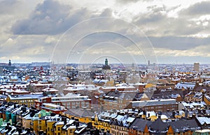 Panorama of Stockholm city