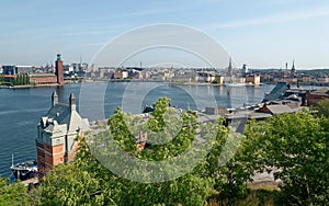 Panorama of Stockholm from SÃ¶dermalm, Sweden