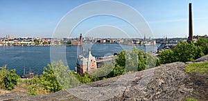 Panorama of Stockholm from SÃ¶dermalm, Sweden