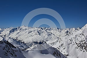 Panorama Stubai Glacier