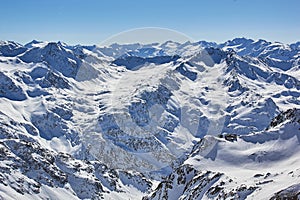 Panorama Stubai Glacier