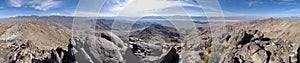 Panorama From The Summit Of Adalac Benchmark Mountain