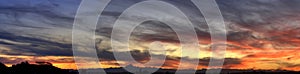 Panorama sunset (HDR)