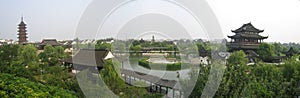 Panorama of suzhou garden photo