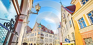 Panorama of Tallin old town, Estonia