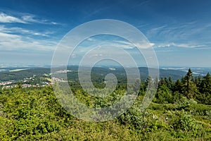 Panorama of the Taunus low mountain rang