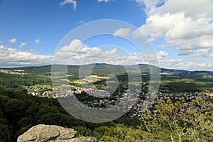 Panorama of the Taunus low mountain range