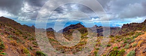 Panorama of Teide Mountains. Tenerife. Canary Islands. Spain