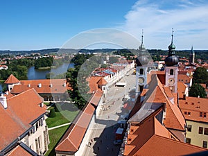 Panorama of Telc, Czech Republic