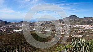 Panorama of Tenerife Looking Towards Gomera