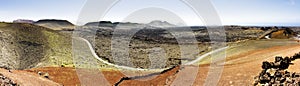 panorama timanfaya volcanoes national park lanzarote