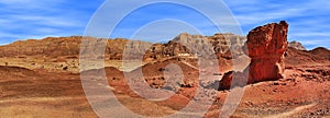 Panorama of Timna park, Israel.