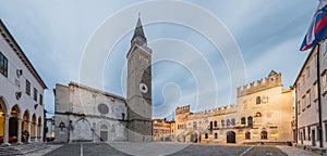 Panorama of Titov Trg square in Koper, Sloven