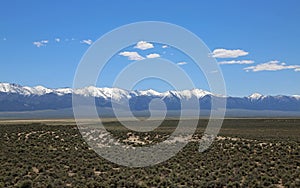 Panorama with Toiyabe Range