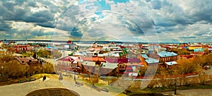 The panorama of the Tomsk