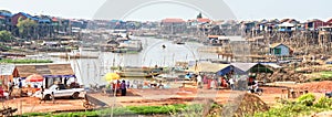 Panorama of Tonle Sap, Cambodia