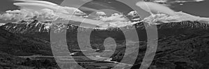 Panorama of Torres del Paine, Patagonia