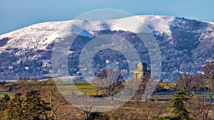 Panorama Tower and Malvern Hills, Worcestershire.