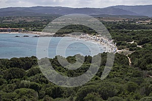 Panorama from the Tower of Vignola in Sardinia