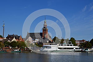 Panorama of the Town Leer, Ostfriesland, Lower Saxony