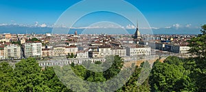 Panorama of Turin skyline