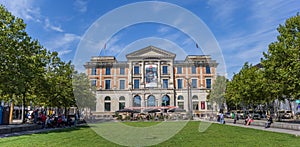 Panorama of the Ubersee Museum building in the center of Bremen