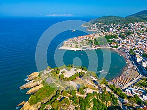 Panorama of Ulcinj in Montenegro