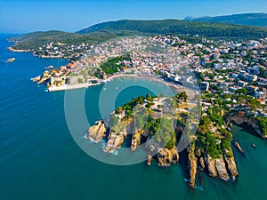 Panorama of Ulcinj in Montenegro