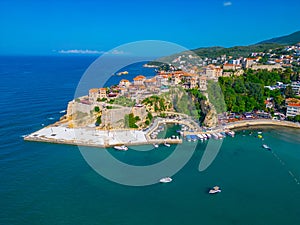 Panorama of Ulcinj in Montenegro