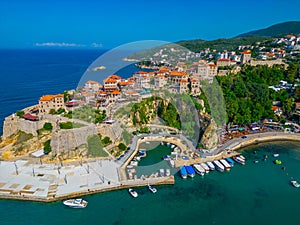 Panorama of Ulcinj in Montenegro